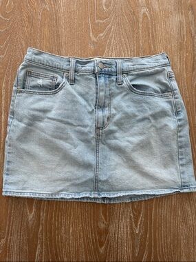 Universal Thread Light Wash Denim Mini Skirt